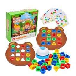 Kidology Shape Matching Montessori Sensory Board Games-43
