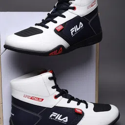 FILA Men White Running Non-Marking Shoes-picture-46