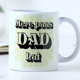 fnp White & Yellow Printed Ceramic Glossy Mugs Set of Cups and Mugs-2