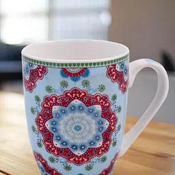 Kookee Blue Printed Ceramic Mug-35