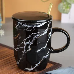 MARKET99 Black & White Printed Ceramic Glossy Mugs-16