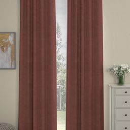 Myntra Elegant Homes Maroon Set of 2 Long Door Curtain-image-78