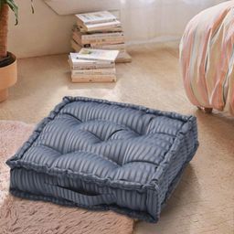 S9home by Seasons Blue Printed Square Floor Cushion-picture-22