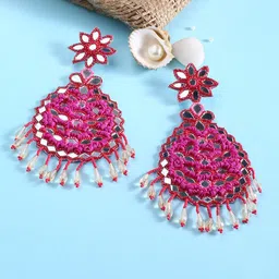 justpeachy Contemporary Drop Earrings-13