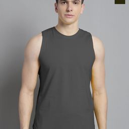 FBAR Pack of 2 Bio-Wash Pure Cotton Innerwear Gym Vests-image-95