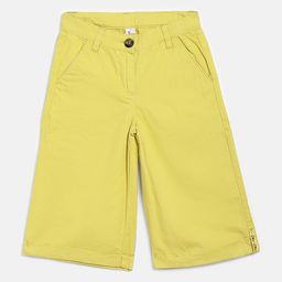 ELLE Girls Yellow Regular Fit Solid Regular Trousers-image-20