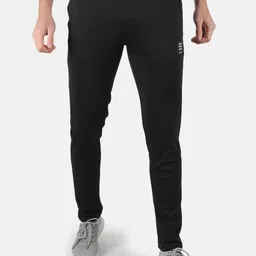 rock it Men Black Solid Regular Fit Track Pants-image-15