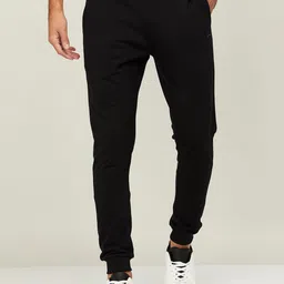 Fame Forever by Lifestyle Men Black Solid Track Pants-image-46