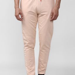 Peter England Men Pink Solid Track Pants-image-65