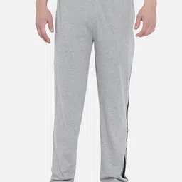 FFLIRTYGO Men Grey Solid Cotton Track Pants-image-67