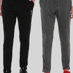 3PIN Men Pack Of 2 Solid Slim-Fit Cotton Track Pant-image-69