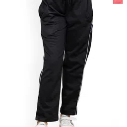 IndiWeaves Girls Pack Of 2 Side Piping Regular Fit Mid-Rise Track Pants-image-81