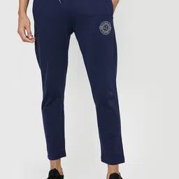 max Men Navy Blue Solid Track Pant-image-93