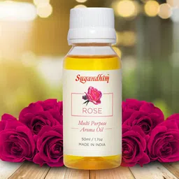 Sugandhim Rose Fragrance Multipurpose Aroma Oil 100ml-54
