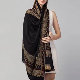 Tweedle Women Jamawar Woven Design Shawl-picture-44