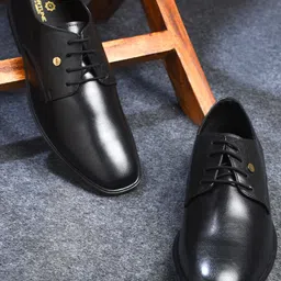 Liberty Men Lace-Up Derby Formal Shoes-image-22