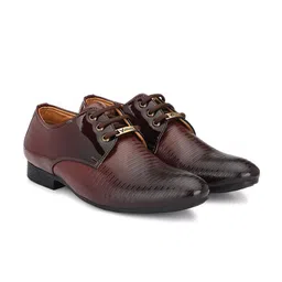 Vellinto Men SUNSHINE Textured Lightweight Comfort Insole Derbys-image-52