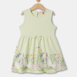 R&B Girls Floral Printed A-Line Dress-picture-34