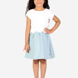 White Dahlia Girls Green Dress-image-95