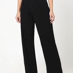 R&B Women Cotton High-Rise Flared Jeans-image-91