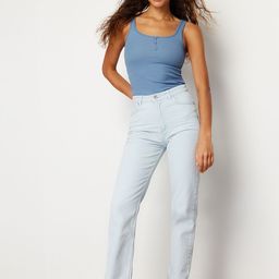 Trendyol Women Mid-Rise Pure Cotton Jeans-picture-33