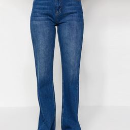 Trendyol Women Mid Rise Clean Look Regular Fit Jeans-picture-34