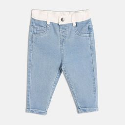 MINI KLUB Boys Cotton Solid Stretchable Jeans-picture-2