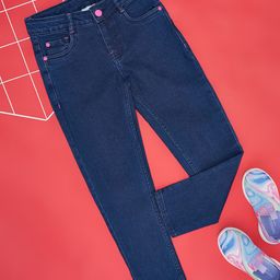 Pantaloons Junior Girls Clean Look No Fade Jeans-image-83