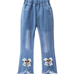 StyleCast x Revolte Girls Mid-Rise Clean Look Embellished Detail Cotton Jeans-picture-18