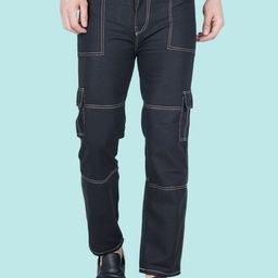 LINARIA Men Classic Straight Fit Low Distress Jeans-image-29