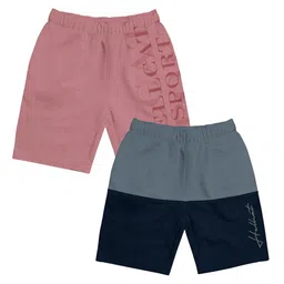 HELLCAT Girls Pack Of 2 Printed Cotton Shorts-image-72