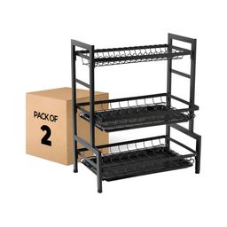 USHA SHRIRAM Black Set of 2 Regular Core Organisers image 1