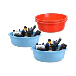 Kuber Industries Red Set of 4 Regular Desk Organiser Organisers-13