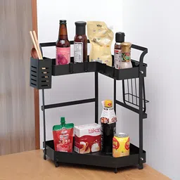 The Better Home Black Multi-Utility Metal Kitchen Organiser-25