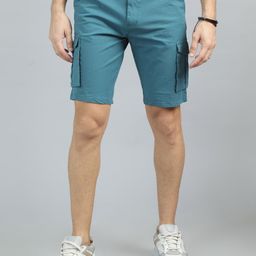 Bushirt Men Mid-Rise Cotton Cargo Shorts-picture-3