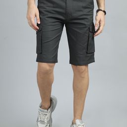 Bushirt Men Mid-Rise Cotton Cargo Shorts-image-98