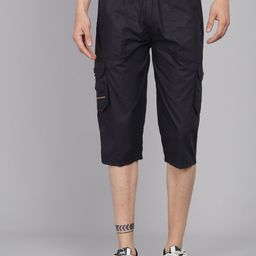 STUDIO NEXX Men Loose Fit Pure Cotton Cargo Shorts-image-73