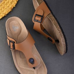 birgos Men Leather Buckle Comfort Sandals-picture-10