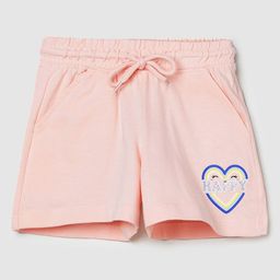 max Girls Graphic Printed Mid-Rise Pure Cotton Shorts-image-45
