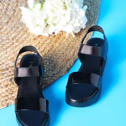 T.ELEVEN Open Toe Backstrap Wedge Heels-48
