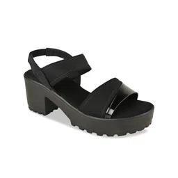 Rocia Stitch Detail Platform Heels-10
