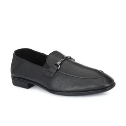 Egoss Men Genuine Leather Formal Horsebit Loafers-image-93