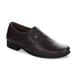 Action Men Brown Formal Slip-On Shoes-image-60