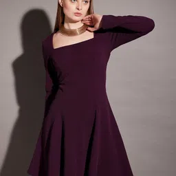 MABISH by Sonal Jain Square Neck A-Line Dress-image-40