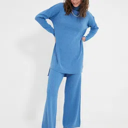 Trendyol Acrylic Sweatshirt With Straight Trousers-picture-21