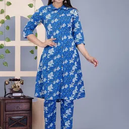 BAESD Printed Kurta With Trousers Co-Ords-picture-33