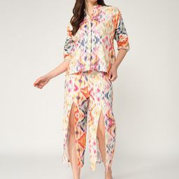 Pannkh Abstract Printed Shirt With Trousers-picture-20