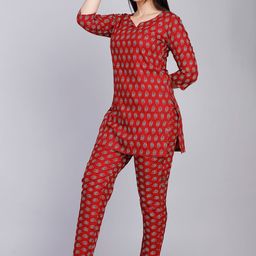 Jasoriya Printed Top With Trousers Co-Ords-image-17