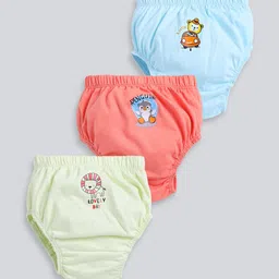 MooNKids Infant Pack Of 3 Printed Cotton Basic Briefs MK_Bloomer_35-13