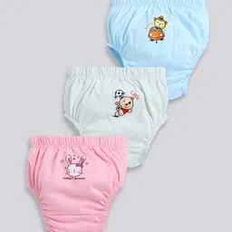 MooNKids Infant Pack Of 3 Printed Cotton Basic Briefs MK_Bloomer_323-14